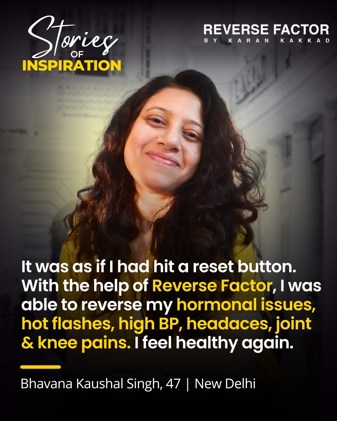 Bhavna sharing her PCOD journey