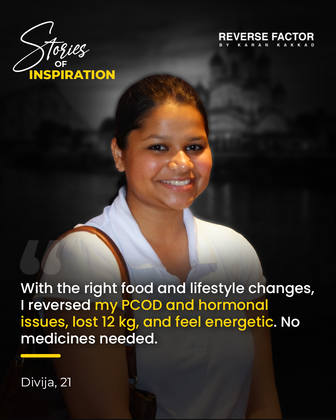 Divija sharing her PCOS and PCOD journey