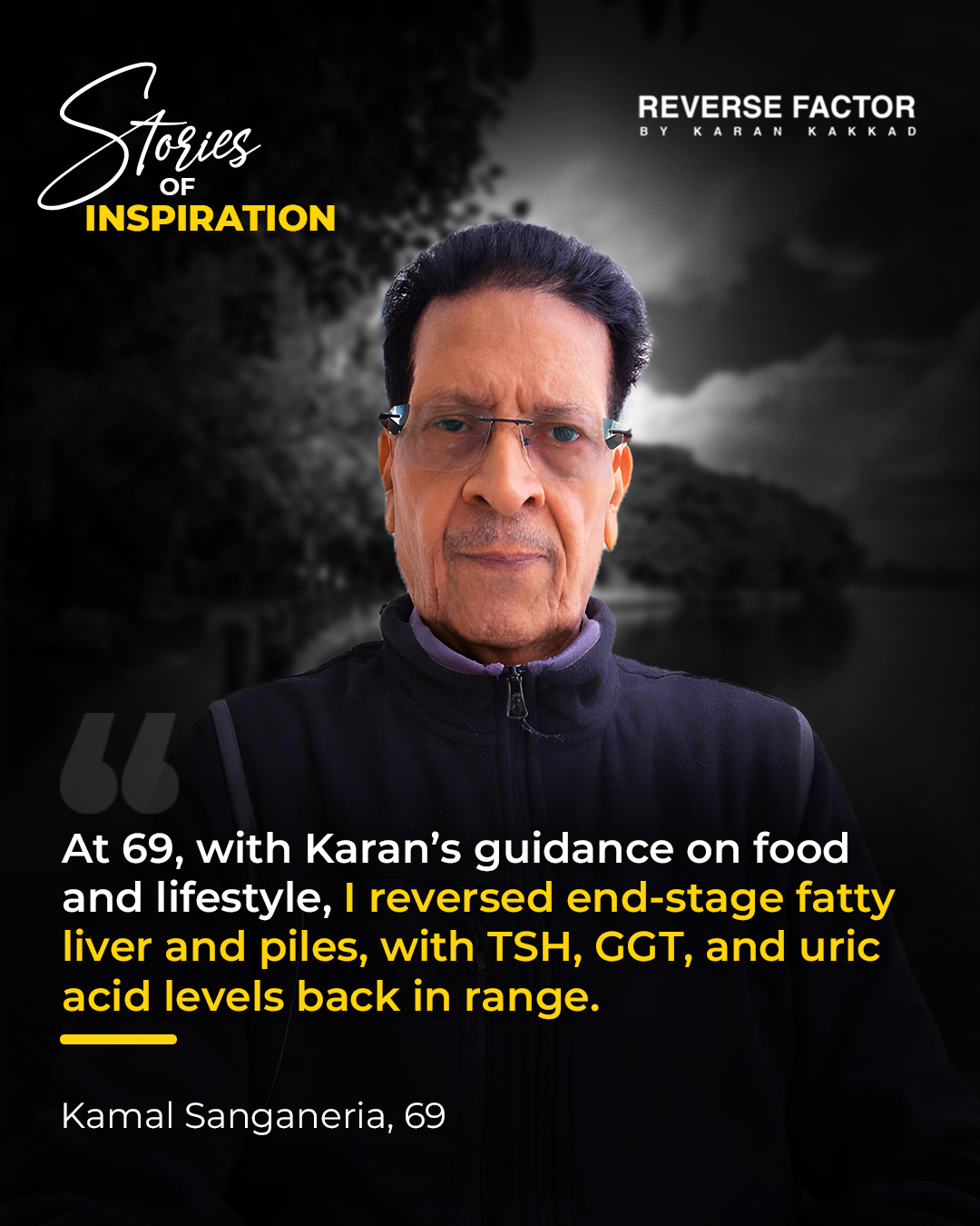 Kamal Sanganeria sharing a liver health journey