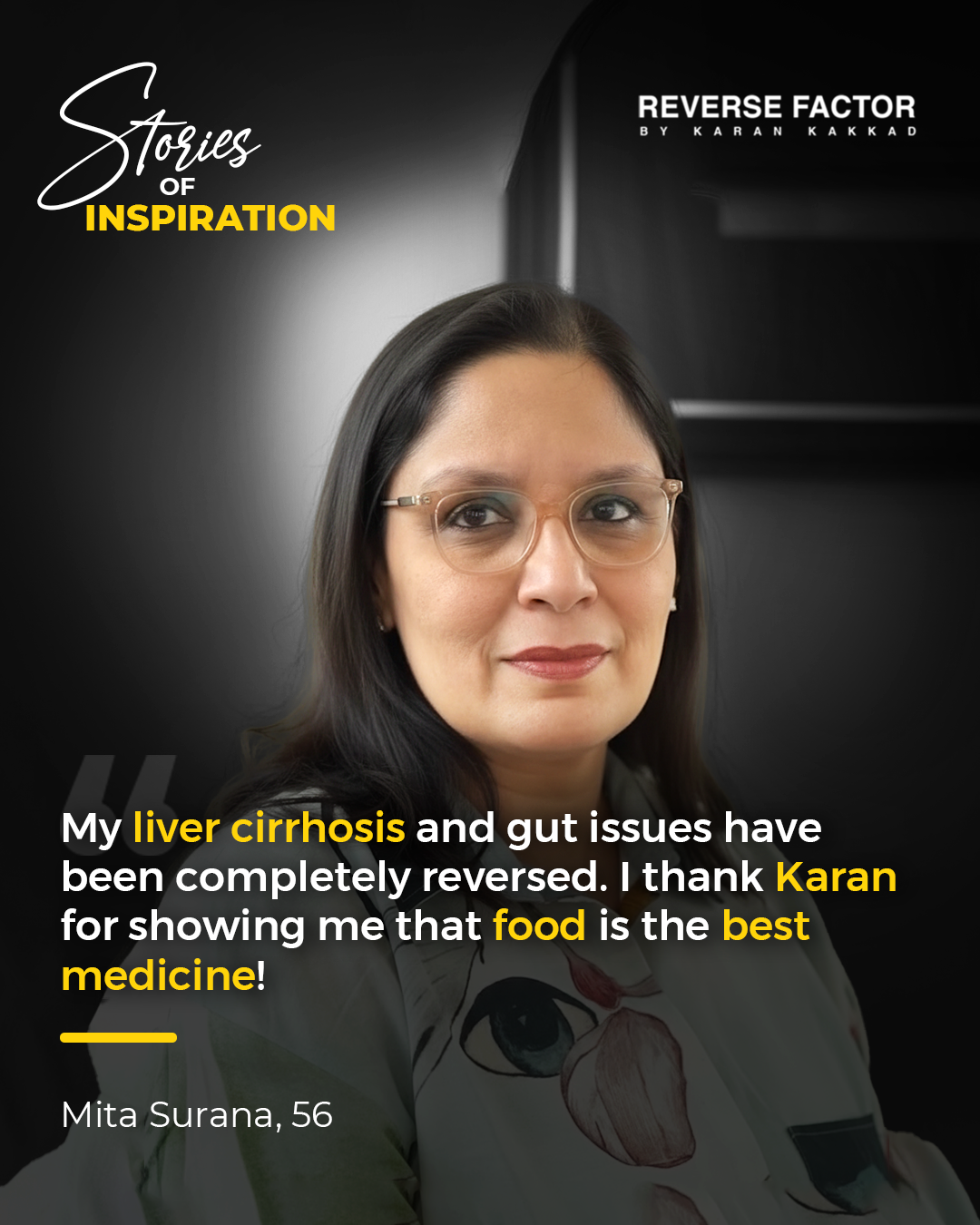 Mita Surana sharing her liver health journey