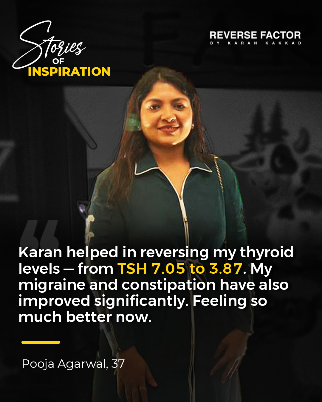Pooja Agarwal sharing her thyroid journey
