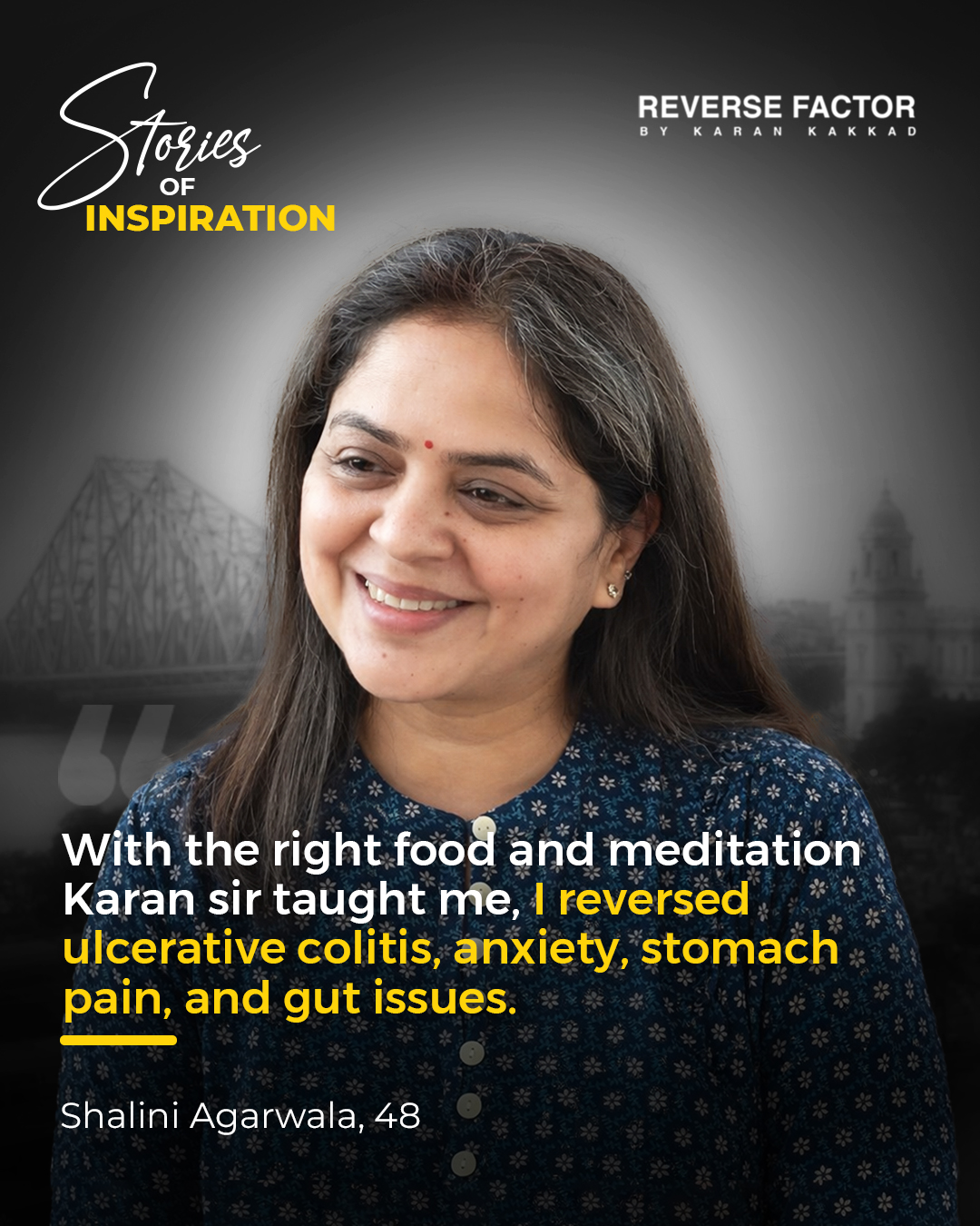 Shalini Agarwala sharing her gut health journey