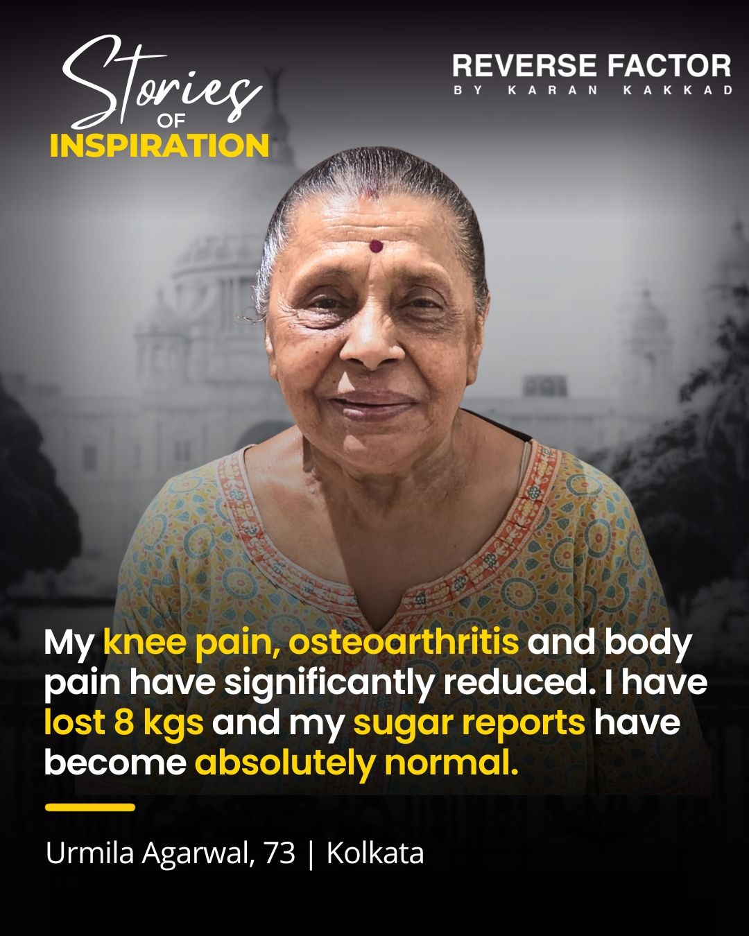 Urmila sharing her arthritis journey